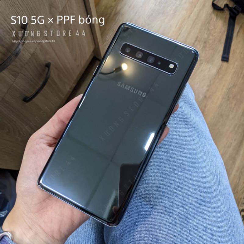 Dán dẻo PPF Samsung S10 5G S10 Plus bóng/nhám chống trầy xước