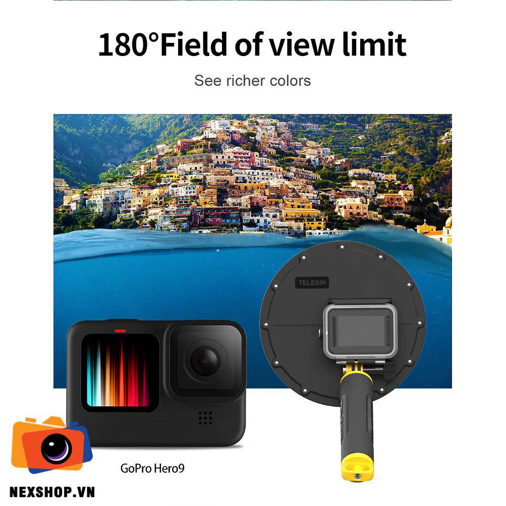 Waterpoof dome port for GoPro Hero 9