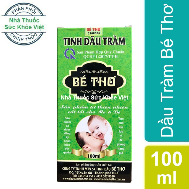 Chính Hãng : Tinh Dầu Tràm Bé Thơ (Lọ 50ml)