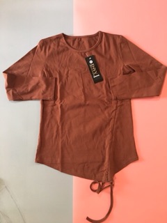 Áo thun dây rút dài tay