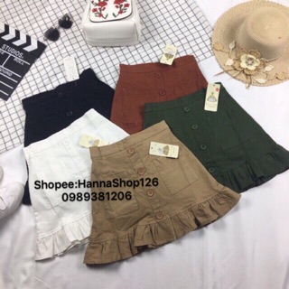 Chân váy kaki hàng Quảng Châu full màu