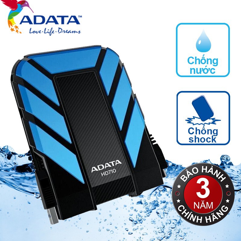 Ổ cứng di động 1TB 3.0 ADATA HD710 (Đen phối xanh)