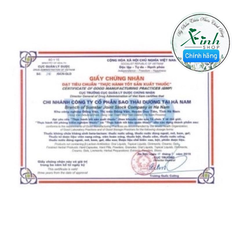 Xịt họng vinaho sao thái dương hộp 20ml chính hãng