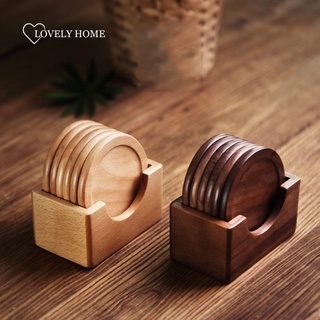Miếng lót ly bằng gỗ chịu nhiệt chống trượt tiện lợi