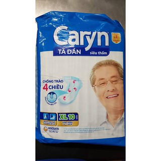 Tã dán Caryn XL10 / Bỉm dán người già Caryn XL10