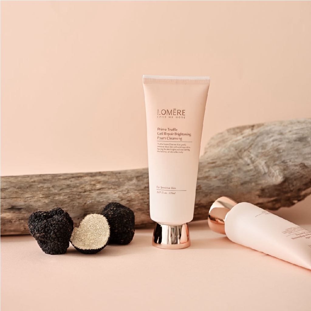 SỮA RỬA MẶT DƯỠNG TRẮNG, PHỤC HỒI DA LOMERE PRIME TRUFFLE CELL REPAIR BRIGHTENING FOAM CLEANSING