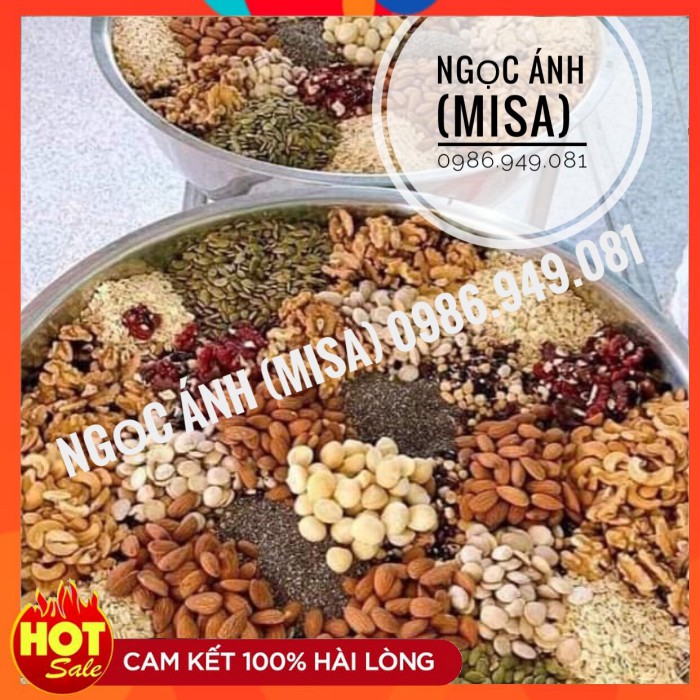 BỘT NGŨ CỐC DINH DƯỠNG 25 LOẠI HẠT (HỘP 1KG) - LỢI SỮA - TĂNG CÂN - GIẢM CÂN - TẬP GYM....