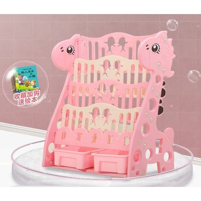 Kệ sách trẻ em 5 tầng, giá sách cho bé để sàn tiện dụng cho bé mẫu hình con hươu | BigBuy360 - bigbuy360.vn