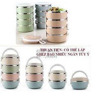 CẠP LỒNG-Ủ CƠM 4 TẦNG LÚA MẠCH AN TOÀN CHO SỨC KHỎE