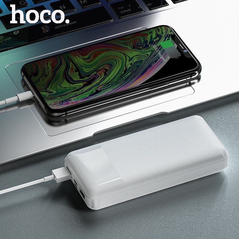 Pin Sạc Dự Phòng Hoco J72A Easy travel 20000mAh 2 cổng Input/Output max 2A - Hàng chính hãng BH 1 năm