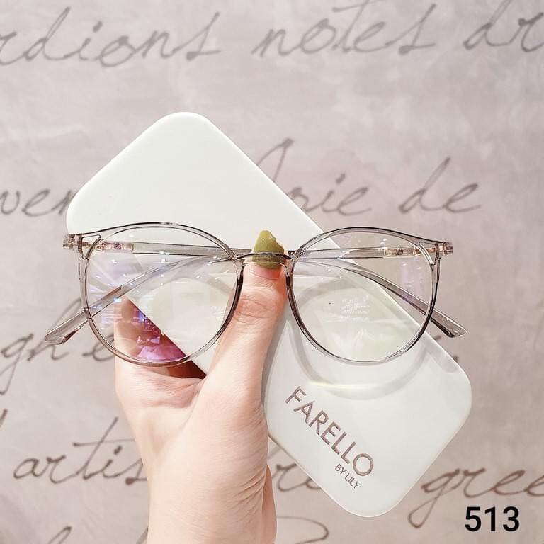 Kính mắt tròn gọng dẻo thời trang 513 nhiều màu