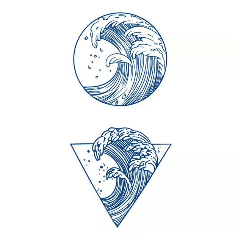 Hình Xăm Dán Tạm Thời Chống Nước Lâu Trôi 15 Ngày; 18cm * 11cm