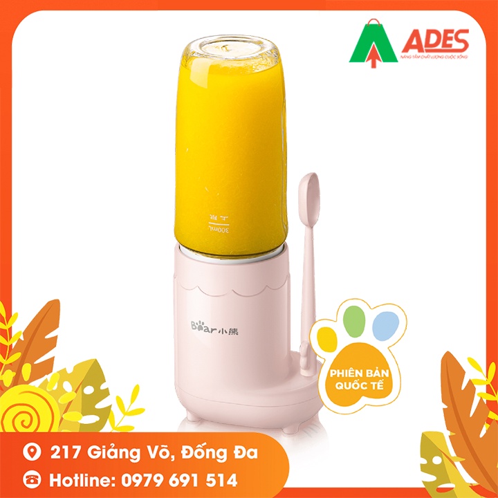 Máy xay thực phẩm cho trẻ em Bear GR-B03V1 - BẢN QUỐC TẾ - Bảo Hành Chính Hãng 12 Tháng - Xay Bột, Xay Cháo, Xay Rau Củ