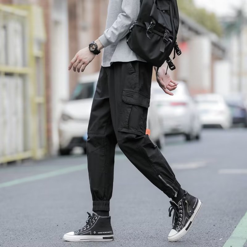 Quần Dài Dáng Suông Rộng Có Túi Lớn Chống Mài Mòn Size M-4XL Thời Trang Hàn Quốc Cho Nam