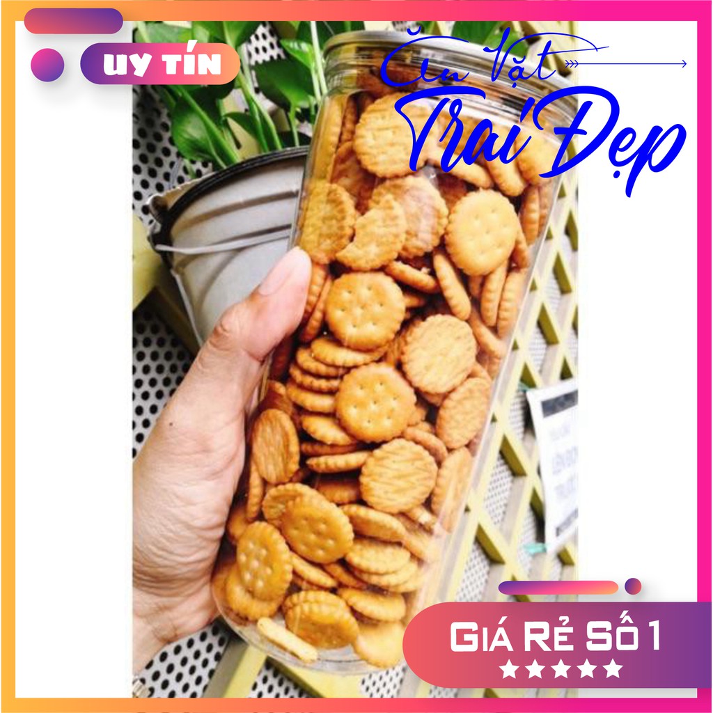  BÁNH QUY MẶN HỦ PET 250G - TRAI ĐẸP SNACK