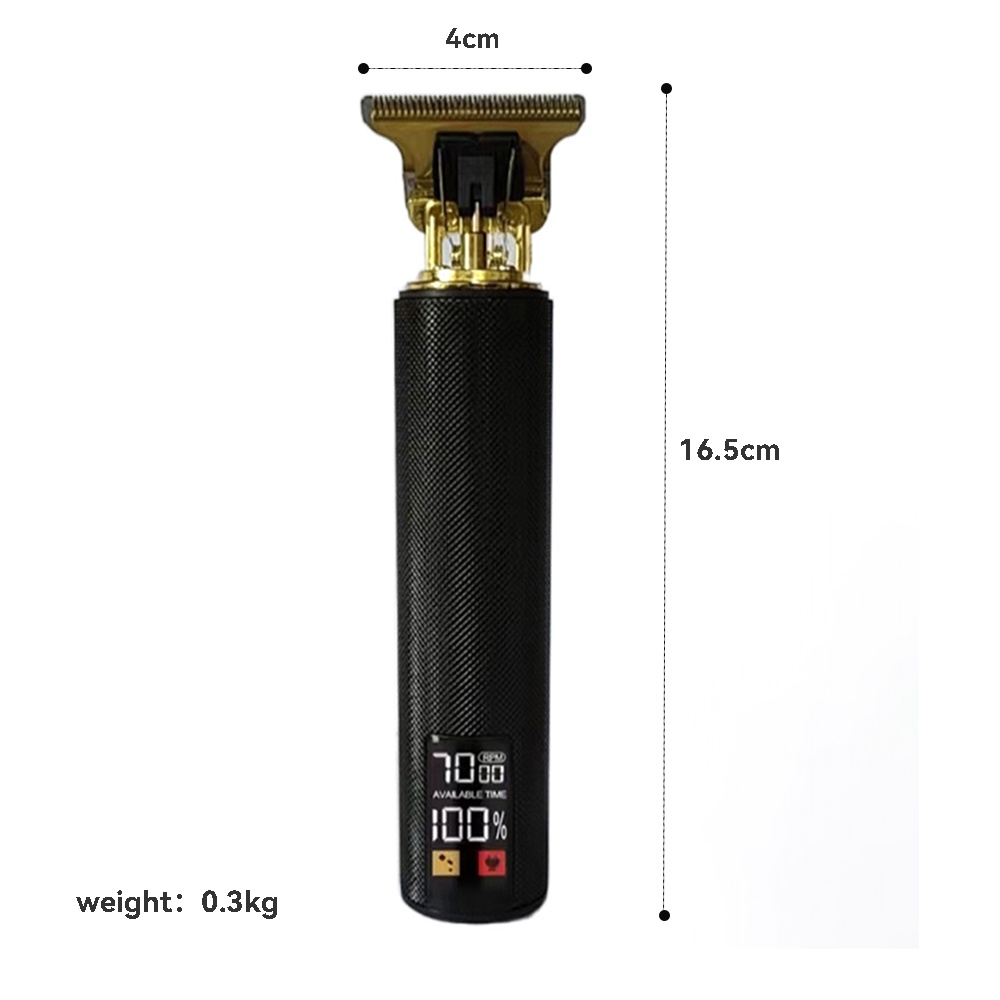 Máy cạo râu Cắt Tóc T9 Không Lõi Có Màn Hình Hiển Thị Phong Cách Retro Cho Nam