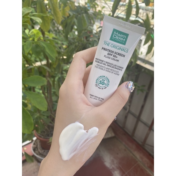 Kem Chống Nắng Phổ Rộng Toàn Diện  - MartiDerm The Originals Proteos Screen SPF50+ Fluid Cream