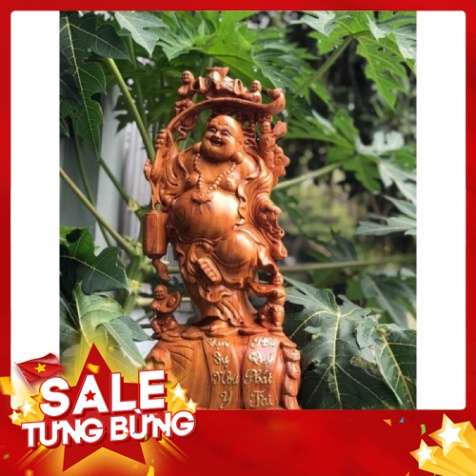 Tượng phật di lặc ngũ phúc cao 60cm