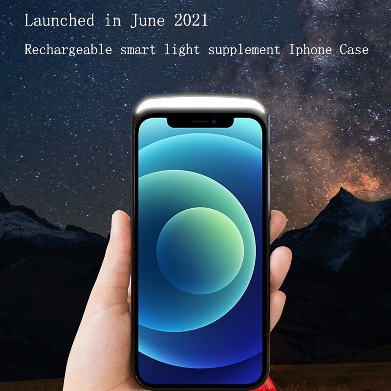 Ốp Điện Thoại Hình Máy Ảnh Gắn Đèn Led 2021 Cho Iphone 11 12 Pro Max 7 8 Plus Xr Xs Max Mới