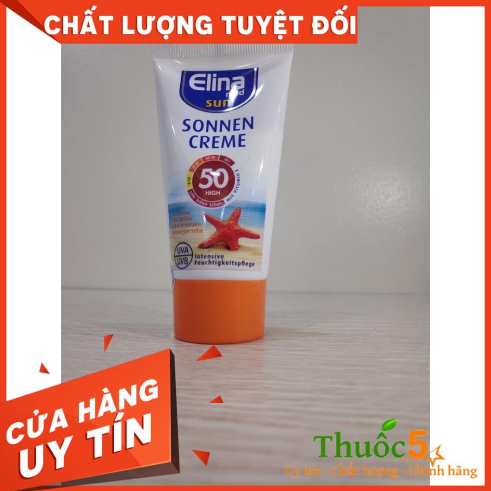 [GIÁ GỐC] SPF 50+ Elina Med Sun Sonnen Creme kem chống nắng hiệu quả