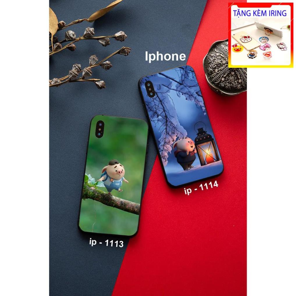 <SALE> Ốp Iphone Ốp Bộ Hình Con Heo In 3D cực đẹp