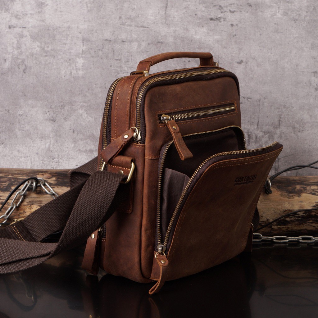 TÚI ĐEO CHÉO DA SÁP CONTACTS CÁ TÍNH THỜI TRANG - 1325746