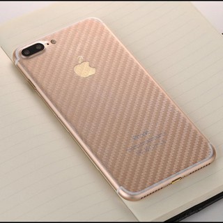 MIẾNG DÁN CARBON CHO IPHONE 7/7 plus (4 màu đỏ,vàng,trắng,đen )