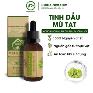 Tinh dầu Mù Tạt hữu cơ UMIHOME nguyên chất 10ml - Khử khuẩn, tốt cho hô hấp và tiêu hóa, dưỡng da và chống lão hóa