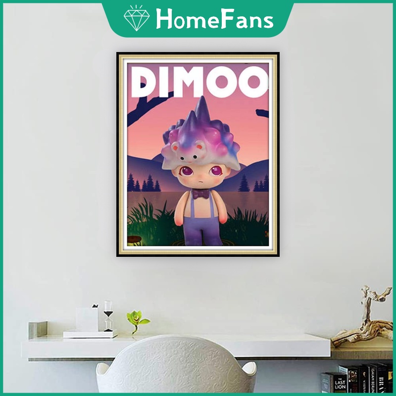 Bộ Tranh Đính Đá 5D Tự Làm 30x40cm / 40x50cm Hình Dễ Thương Trang Trí Nhà Cửa