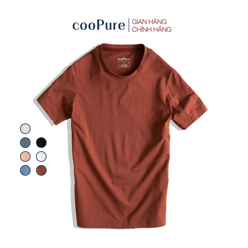 Áo phông nam cooPure 100% Cotton, áo Pull basic thoải mái NO.8026