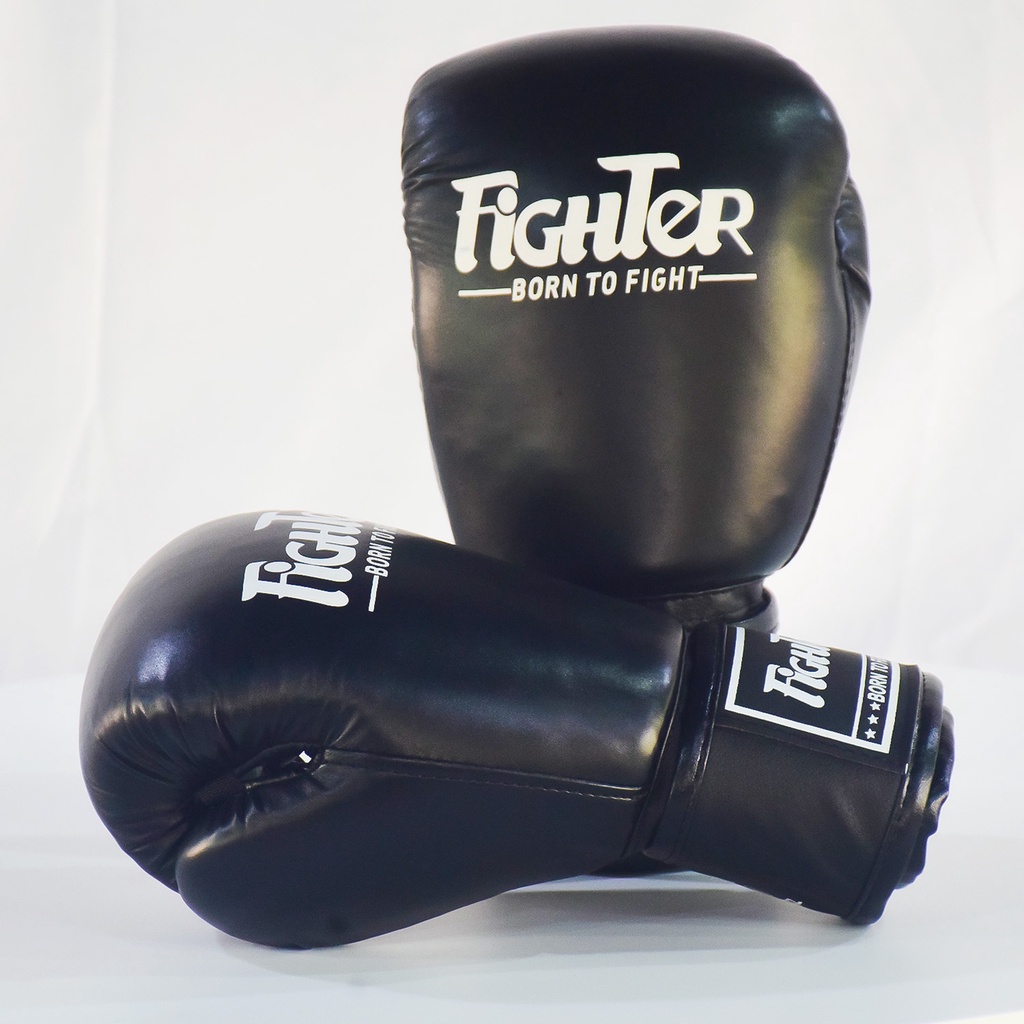 Găng Boxing Fighter PT Đen | Muay Thái | KickBoxing | Boxing| Võ Cổ Truyền | Vovinam | MMA