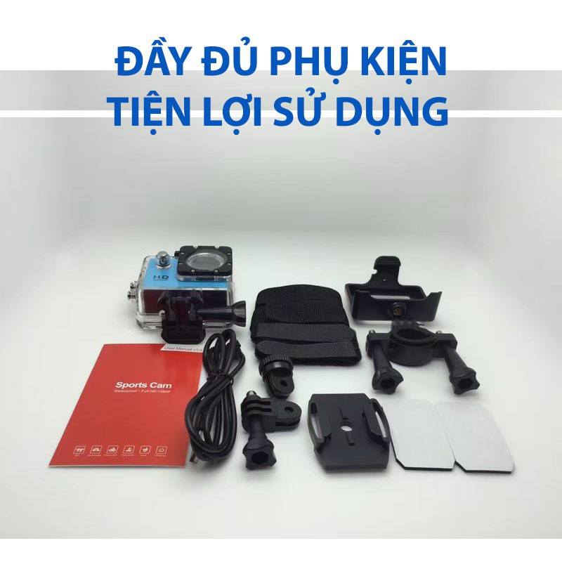 [ THAM RẺ THÌ ĐỪNG MUA ]  Camera hành trình 2.0 FULL HD1080 Sport Cam A9 CHỐNG NƯỚC, CHỐNG RUNG Cho Ô tô, Xe máy, xe đạp