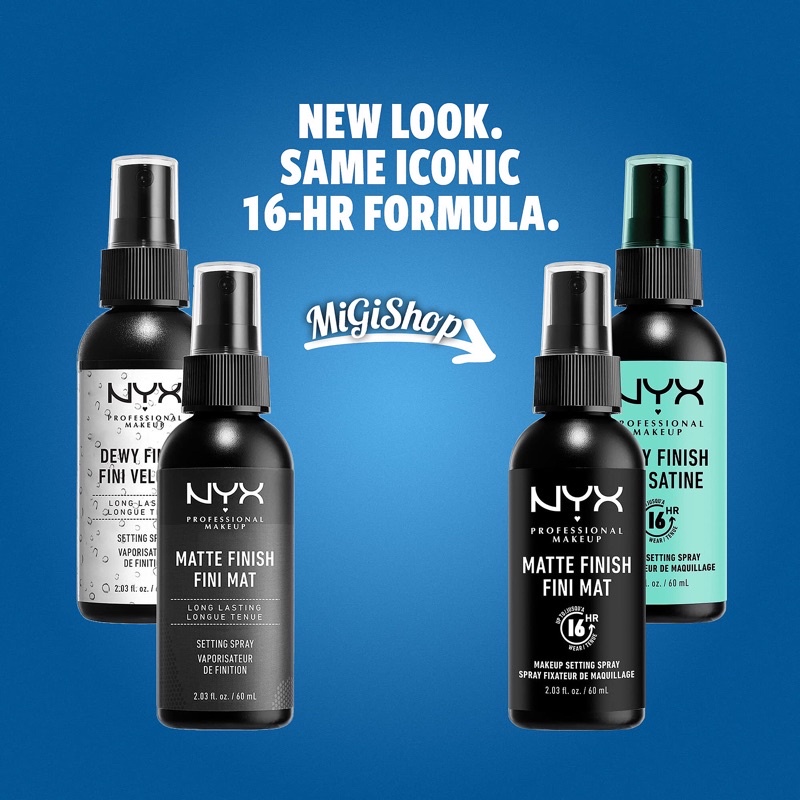 Xịt Khoá Nền Giữ Lớp Trang Điểm Nyx Long Lasting Setting Spray