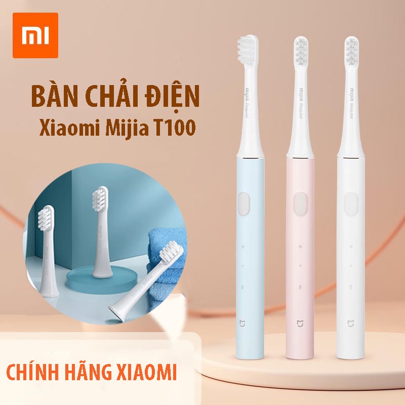 Bàn Chải Điện Đa Năng Xiaomi Mijia T100 Chính Hãng Bàn Chải Máy sóng Âm OEM Dành Cho Người Lớn Và Trẻ em