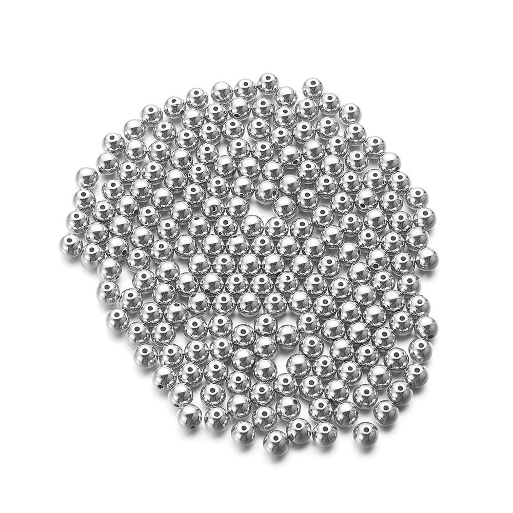 SUMU Set 1600 Hạt Xỏ Lỗ Tròn In Chữ Dùng Để Làm Trang Sức Thủ Công