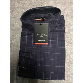Áo sơ mi ngắn dài tay Pierre Cardin Fashion Short Sleeve Shirt Mens (Navy - Size EU -UK )