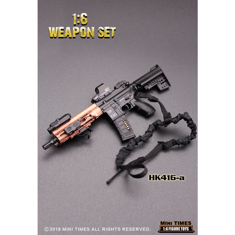 Mô hình Weapon Set HK416 tỉ lệ 1/6  - Hãng Mini Time Toys