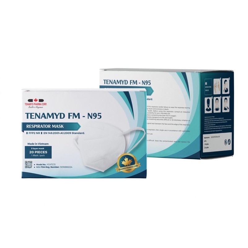 Khẩu trang y tế TENAMYD FM - N95