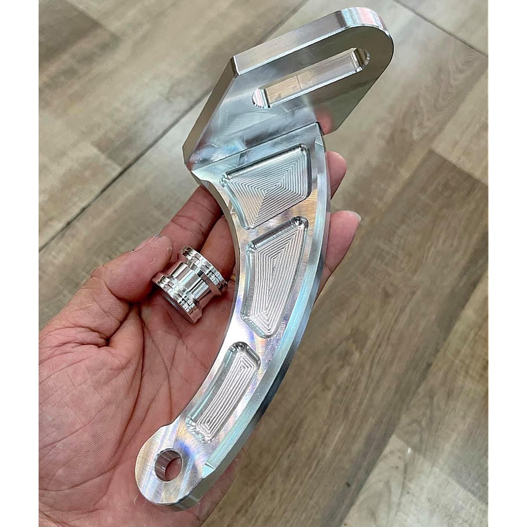 Pat Nhôm CNC giữ má đùm cho Ex135-Ex150 đĩa xuống đùm sau