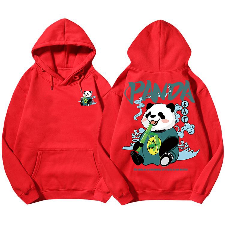 Áo Hoodie Họa Tiết Gấu Trúc Cá Tính Cho Nam / Size M-5Xl | BigBuy360 - bigbuy360.vn