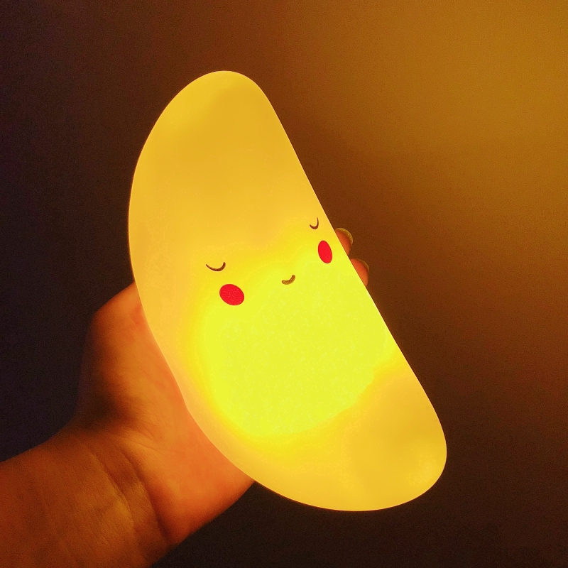 Đèn LED để bàn kiểu hoạt hình 3D dễ thương dùng trang trí phòng ngủ