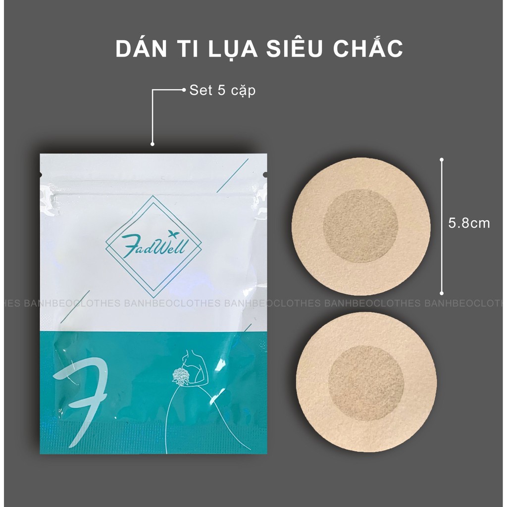 Miếng dán ngực ( Lụa & Silicon)
