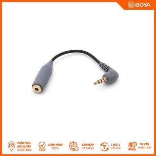 Boya by-cip2 - cáp chuyển đổi từ female 3.5mm trs sang male 3.5mm trrs