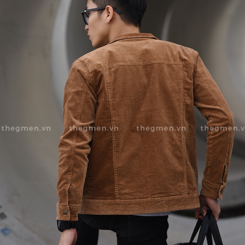 Áo khoác nam nhung tăm The GMEN Corduroy Jacket cao cấp, dày dặn, giá siêu tốt