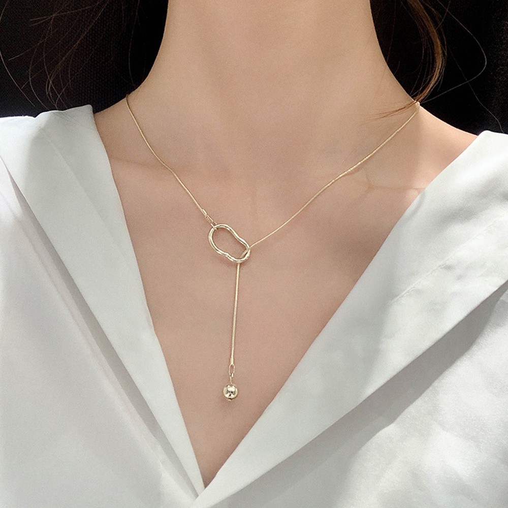 Dây Chuyền Hợp Kim Mặt Hình Khóa Thời Trang Cho Nữ