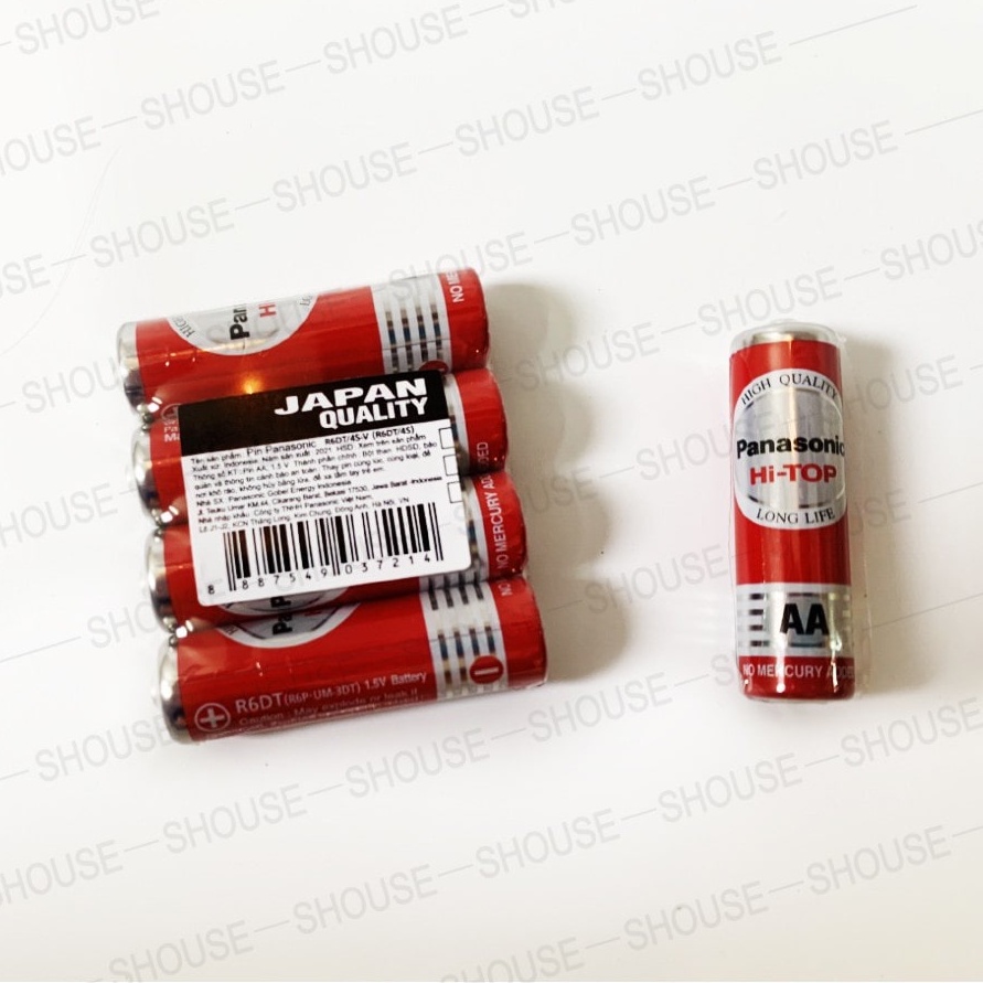 Pin Panasonic tiểu AA AAA 3A 2A đũa 1,5V loại NEO R03N/2S-V và R6DT/4S-V chính hãng cao cấp giá rẻ