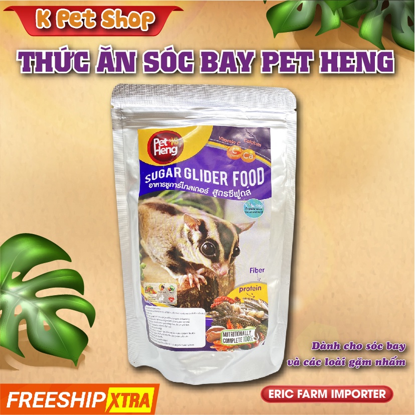 Thức Ăn Sóc Bay Úc Vị Hải Sản  FREE SHIP  Pet Heng Thái Lan Sugar Glider Food Thỏ,Bọ,Sóc,Chinchilla