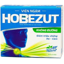 Viên ngậm HOBEZUT hộp 5 vỉ