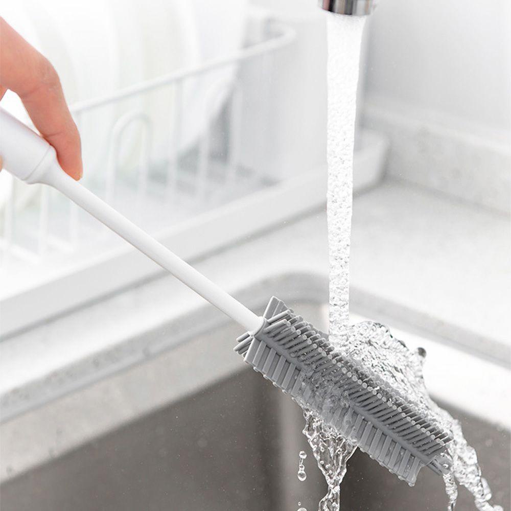 Cọ Rửa Ly Lọ Bằng Silicone Tay Cầm Dài Chất Lượng Cao