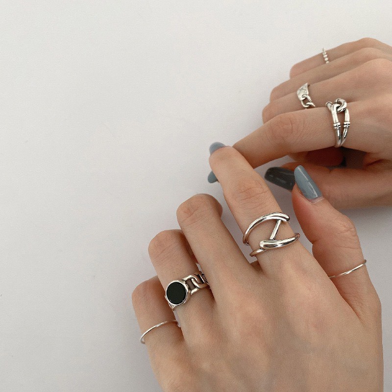 Bộ sưu tập 20 mẫu nhẫn Hot Nhất bạc 925 cá tính phong cách Unisex